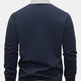 Velira Sweatshirts Kontrasto Užtrauktuko Polo Apykaklės Švarkelis