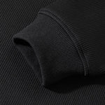 Velira Sweatshirts Laisvas Fit Waffle V formos Kaklo Megztinis