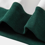Velira Sweatshirts Laisvas Milano Spausdinimo Spalvų Blokas Polo Palaidinė