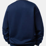 Velira Sweatshirts Laisvas Pritaikymas Kontrastinis Kordūrinis Polo Apykaklės Megztinis