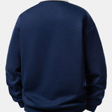 Velira Sweatshirts Laisvas Pritaikymas Kontrastinis Kordūrinis Polo Apykaklės Megztinis