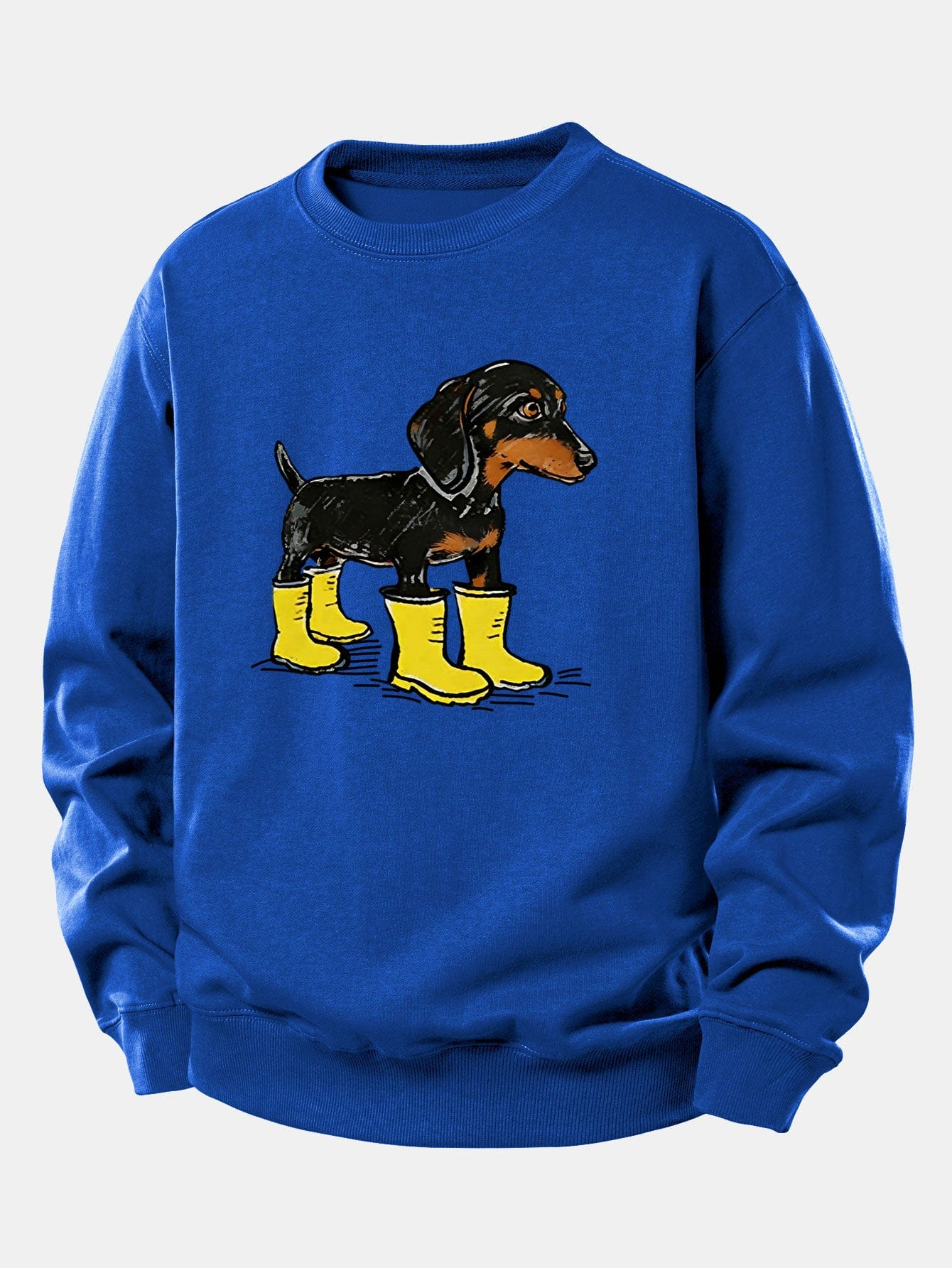 Velira Sweatshirts Mėlyna / XS Batai su takso atspaudu, laisvas kirpimas, džemperis