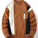 Velira Sweatshirts peru / S Spalvų Bloko Palaidinė Su Kišene