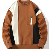 Velira Sweatshirts peru / S Spalvų Bloko Palaidinė Su Kišene
