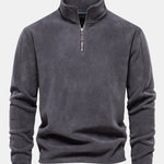 Velira Sweatshirts pilka / S Poliarinio Fleece Ketvirčio Užtrauktuko Megztinis