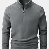 Velira Sweatshirts pilka / XS Ketvirčio užtrauktuko fliso džemperis