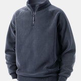 Velira Sweatshirts Pilka / XS Polarinis Fleece Ketvirčio Užtrauktuku Megztinis
