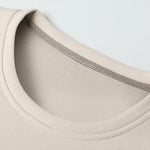 Velira Sweatshirts Raštinė Suede Crew Neck Džemperis