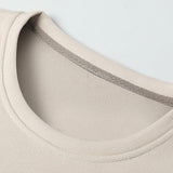 Velira Sweatshirts Raštinė Suede Crew Neck Džemperis