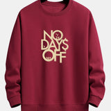 Velira Sweatshirts raudonmedžio / XS Be poilsio dienų spausdinta laisva fit džemperis