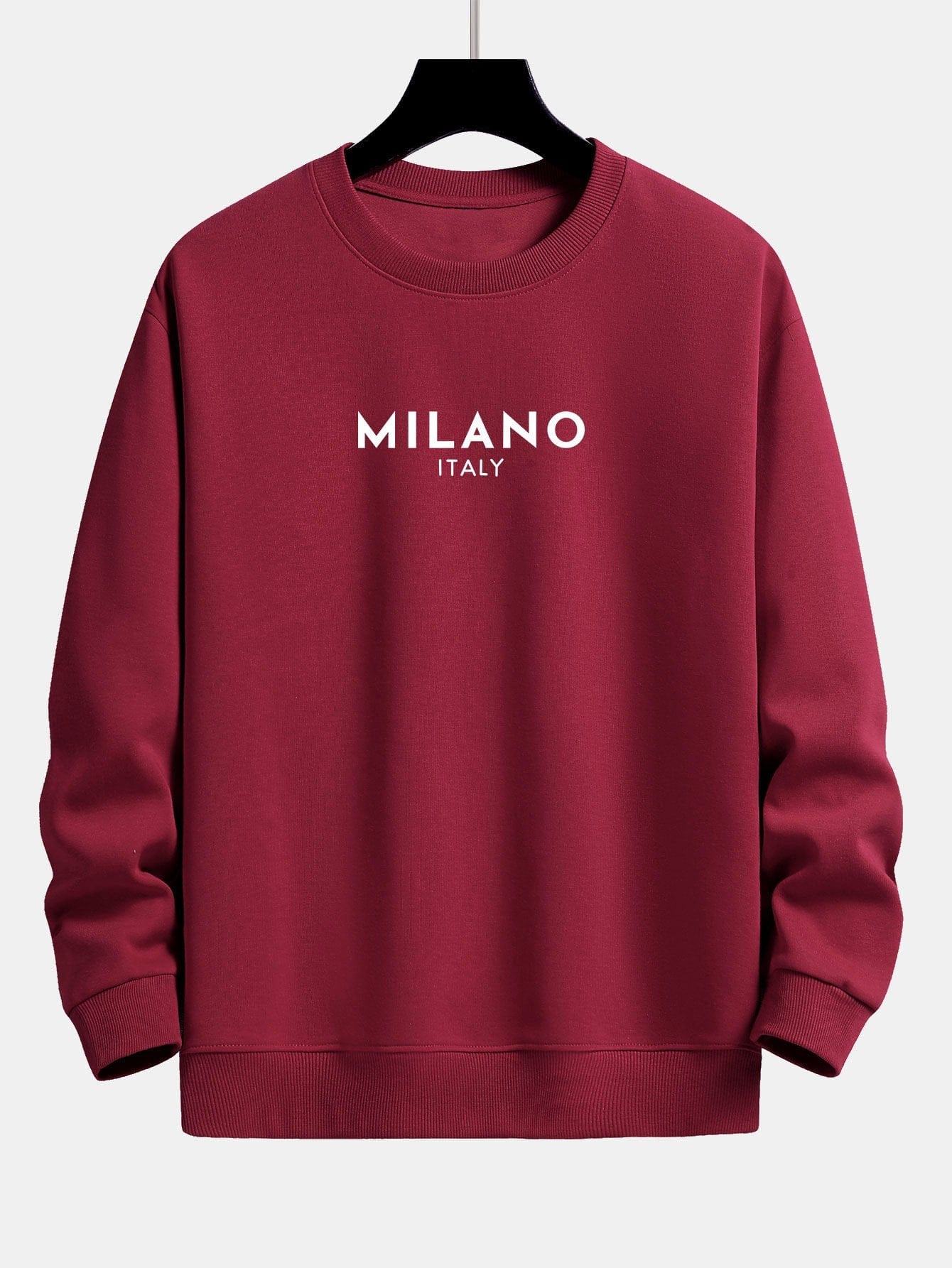 Velira Sweatshirts raudonmedžio / XS Milano spaudinys laisvas prigludimas megztinis