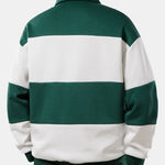 Velira Sweatshirts Relaksuotas Los Andželo spaudos spalvų blokas polo džemperis