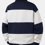 Velira Sweatshirts Relaksuotas Los Andželo spaudos spalvų blokas polo džemperis