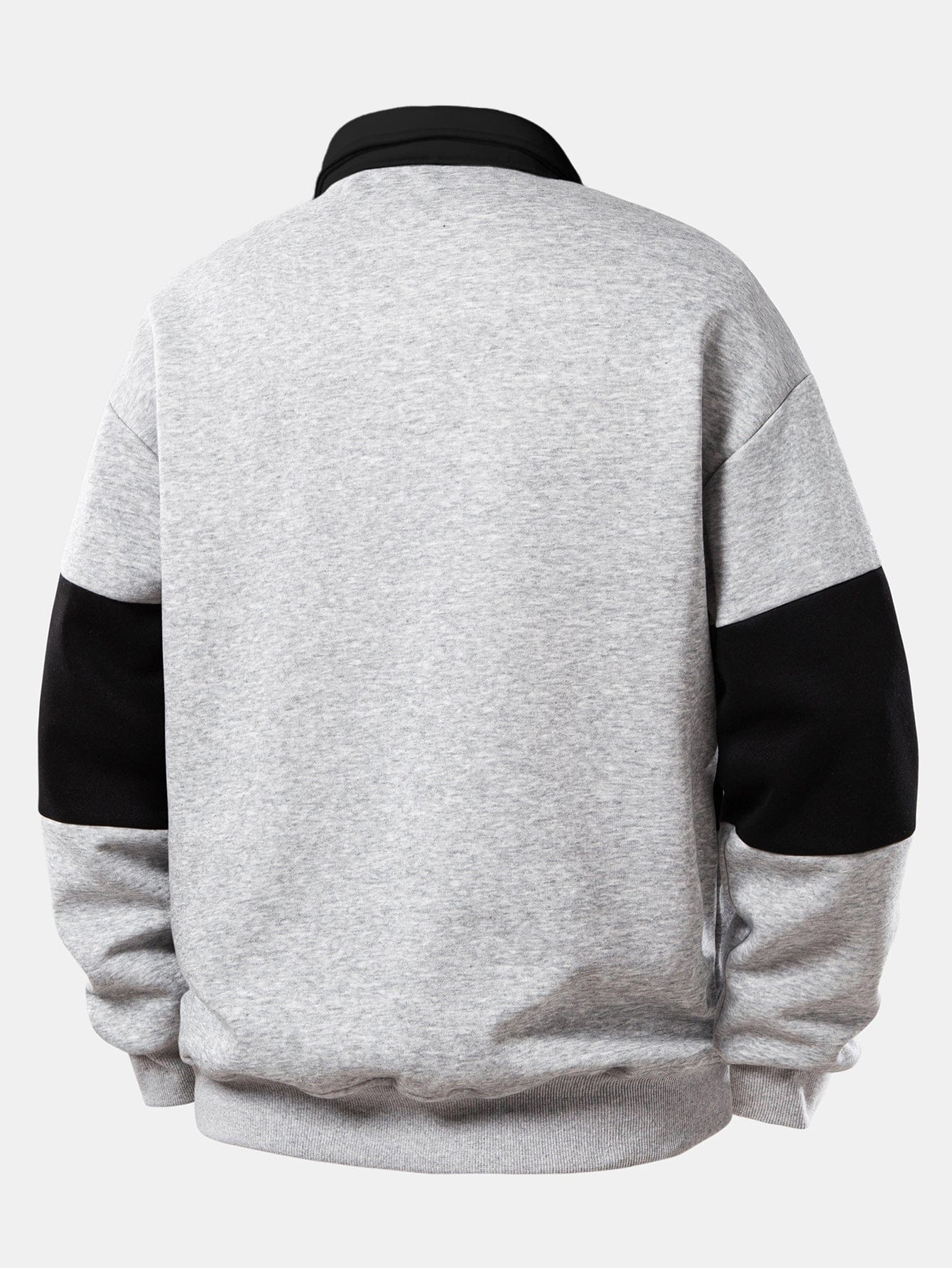 Velira Sweatshirts Relaksuotas Los Andželo spausdinimo spalvų blokas polo apykaklės džemperis