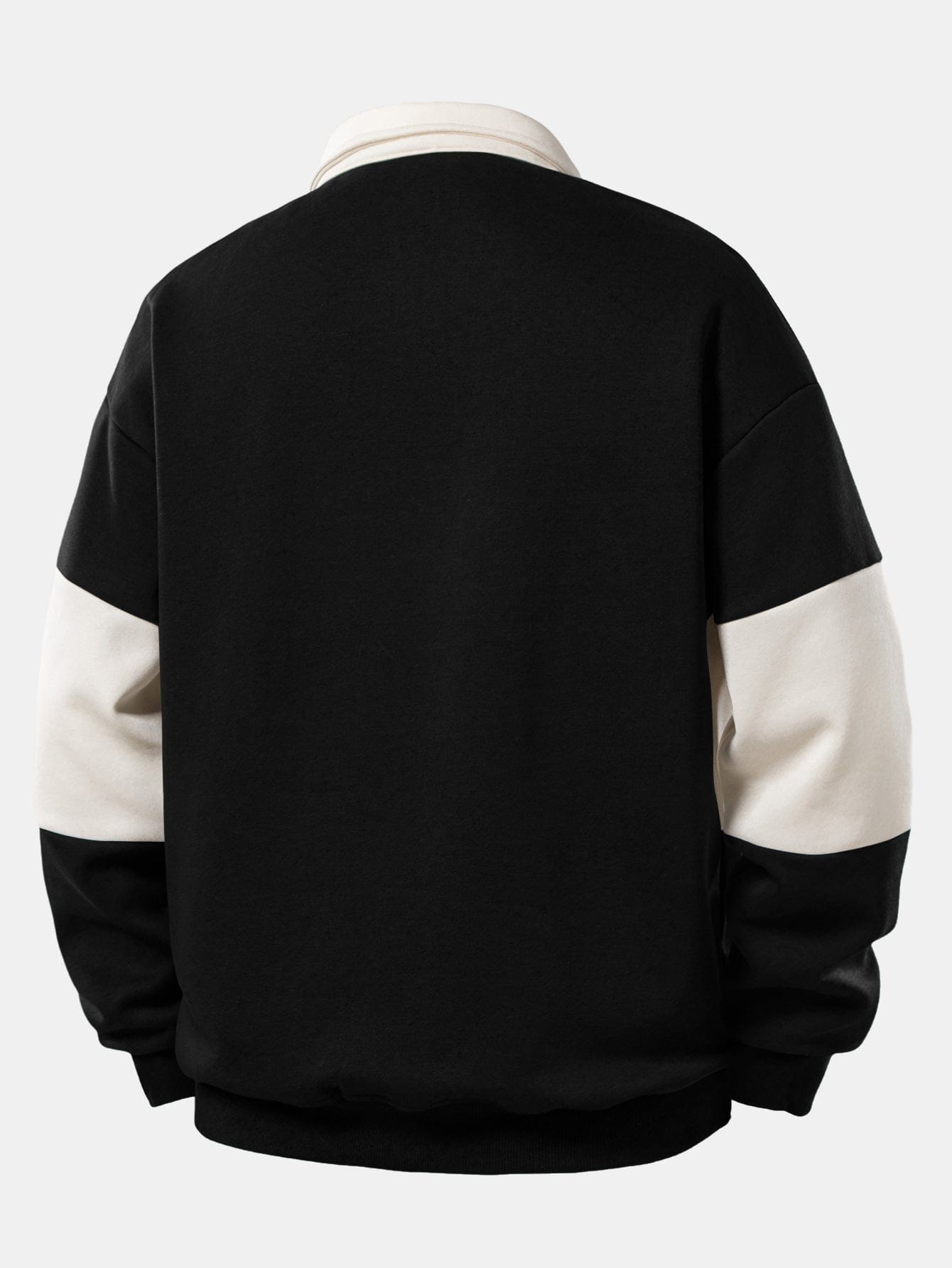 Velira Sweatshirts Relaksuotas Los Andželo spausdinimo spalvų blokas polo apykaklės džemperis