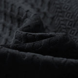 Velira Sweatshirts Relax Fit Geometrinis Žakardo Crew Neck Megztinis