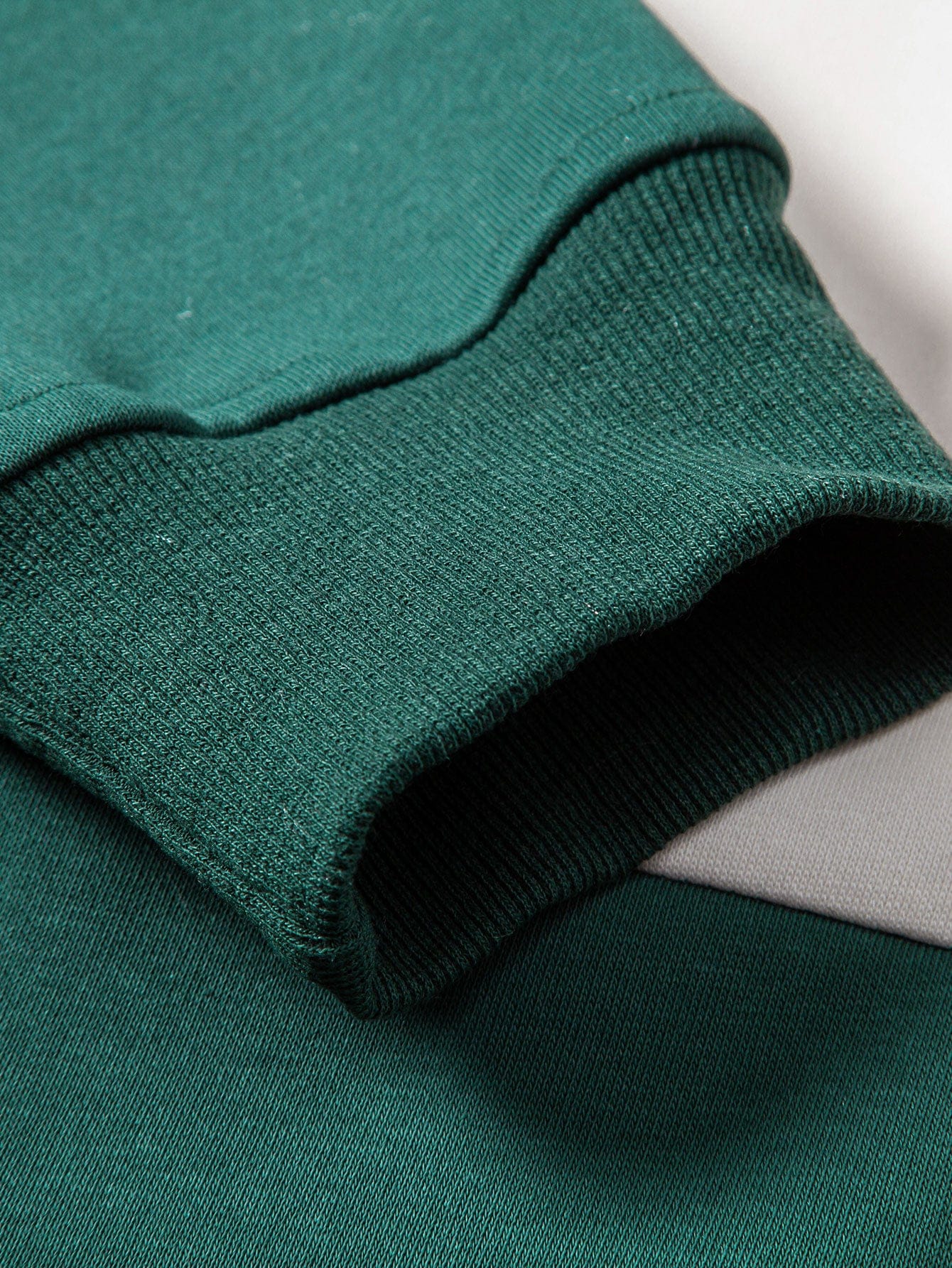 Velira Sweatshirts Relax Fit Kontrasto Užtrauktuko Polo Megztinis