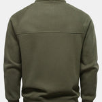 Velira Sweatshirts Ribota Raglano Rankovė Ketvirčio Užtrauktukas Svetimas