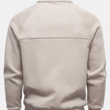 Velira Sweatshirts Ribota Raglano Rankovė Ketvirčio Užtrauktukas Svetimas
