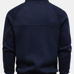 Velira Sweatshirts Ribota Raglano Rankovė Ketvirčio Užtrauktukas Svetimas