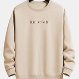 Velira Sweatshirts rusva / XS Būk geras spausdinimo laisvalaikio megztinis
