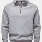 Velira Sweatshirts sidabrinė / S Ribota Raglano Rankovė Ketvirčio Užtrauktukas Svetimas
