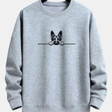 Velira Sweatshirts sidabrinė / S Žiūrintis Vokiečių Aviganis Spauda Laisvas Pritaikymas Palaidinė