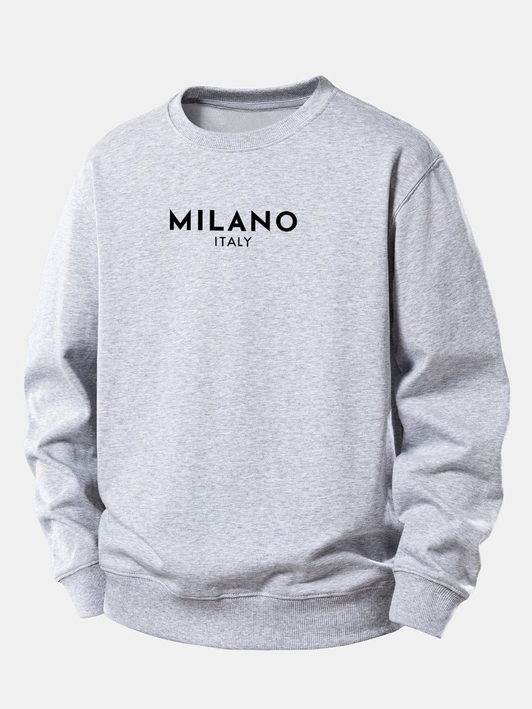 Velira Sweatshirts Sidabrinė / XS Milano spaudinys laisvas megztinis