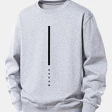 Velira Sweatshirts Sidabrinė / XS Svajonių Dryžuotas Spausdinimas Laisvas Fit Palaidinukė