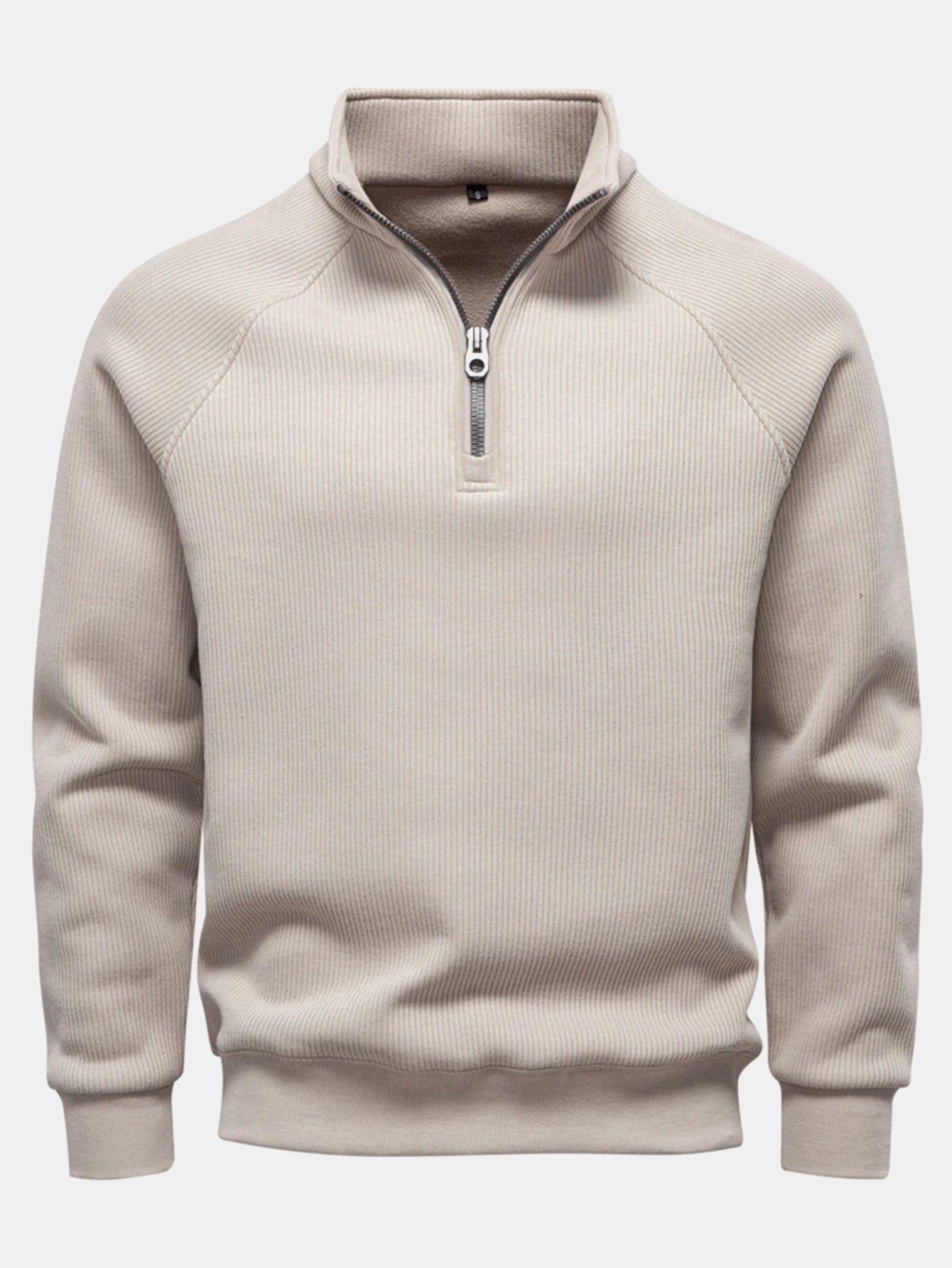 Velira Sweatshirts smėlinė / S Ribota Raglano Rankovė Ketvirčio Užtrauktukas Svetimas