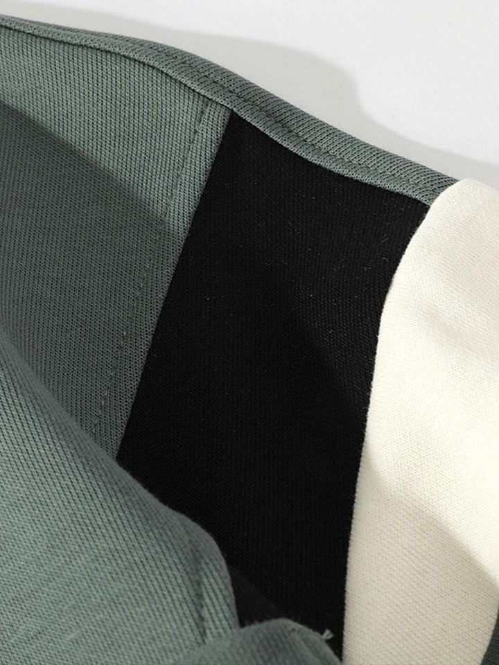 Velira Sweatshirts Spalvų Bloko Palaidinė Su Kišene