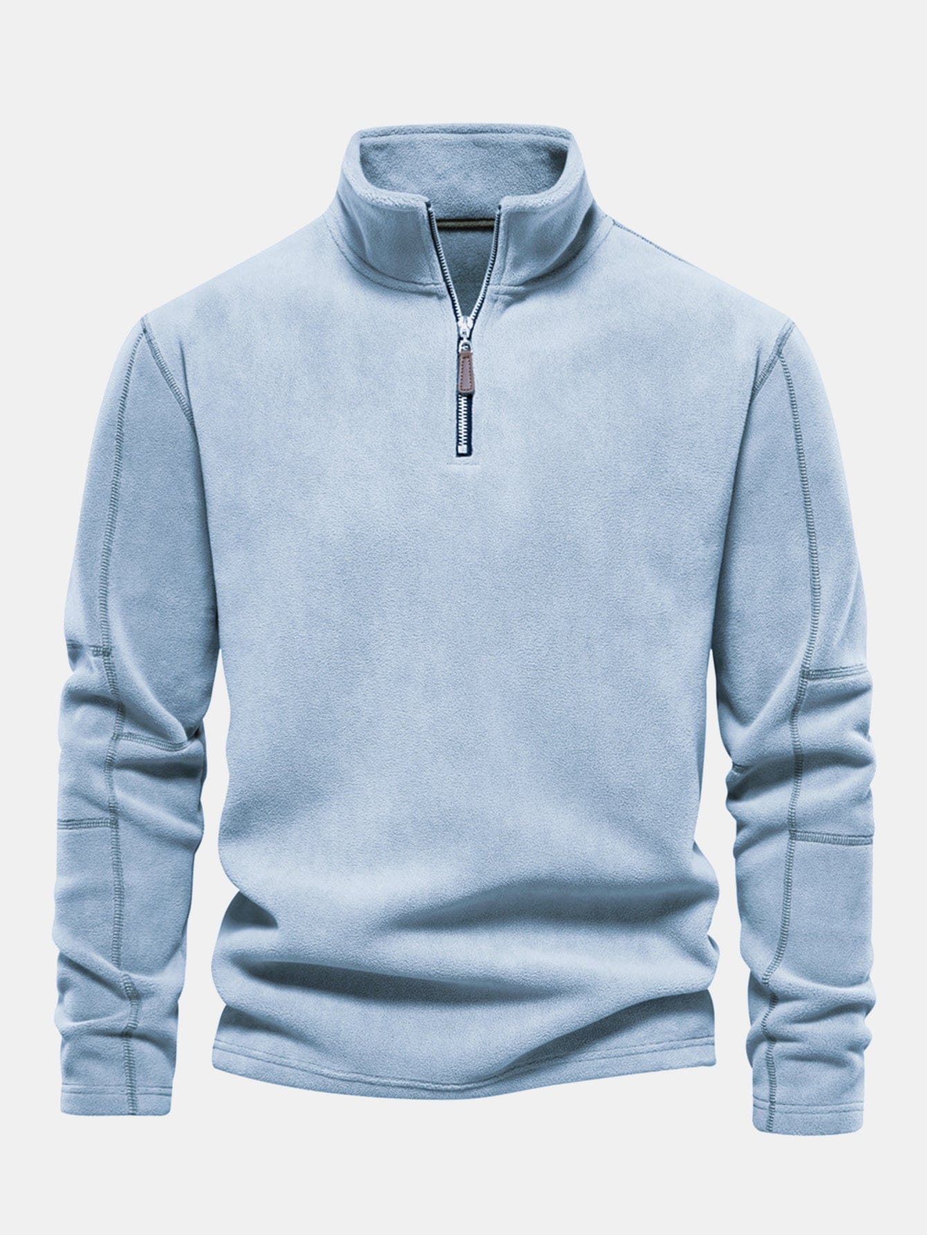 Velira Sweatshirts šviesiai mėlyna / S Poliarinio Fleece Ketvirčio Užtrauktuko Megztinis