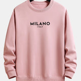 Velira Sweatshirts šviesiai rožinė / XS Milano spaudinys laisvas prigludimas megztinis