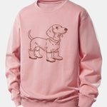 Velira Sweatshirts Šviesiai rožinė / XS Šuo Batai Spaudiniu Laisvalaikio Fit Palaidinukė