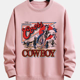 Velira Sweatshirts šviesiai rožinė / XS Vakarų Kaimynas Spauda Laisvas Fit Palaidinukė