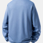 Velira Sweatshirts Šypsenėlių veido spauda 2 in 1 ilgomis rankovėmis vaflinis marškinėliai