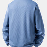 Velira Sweatshirts Šypsenėlių veido spauda 2 in 1 ilgomis rankovėmis vaflinis marškinėliai