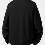 Velira Sweatshirts Šypsenėlių veido spauda 2 in 1 ilgomis rankovėmis vaflinis marškinėliai