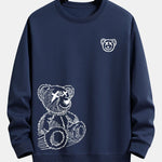 Velira Sweatshirts tamsiai mėlyna / S Meškos Pėdsakų Laisvalaikio Fit Džemperis