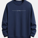 Velira Sweatshirts tamsiai mėlyna / S Sloganas Spausdinti Laisvas Fit Megztinis