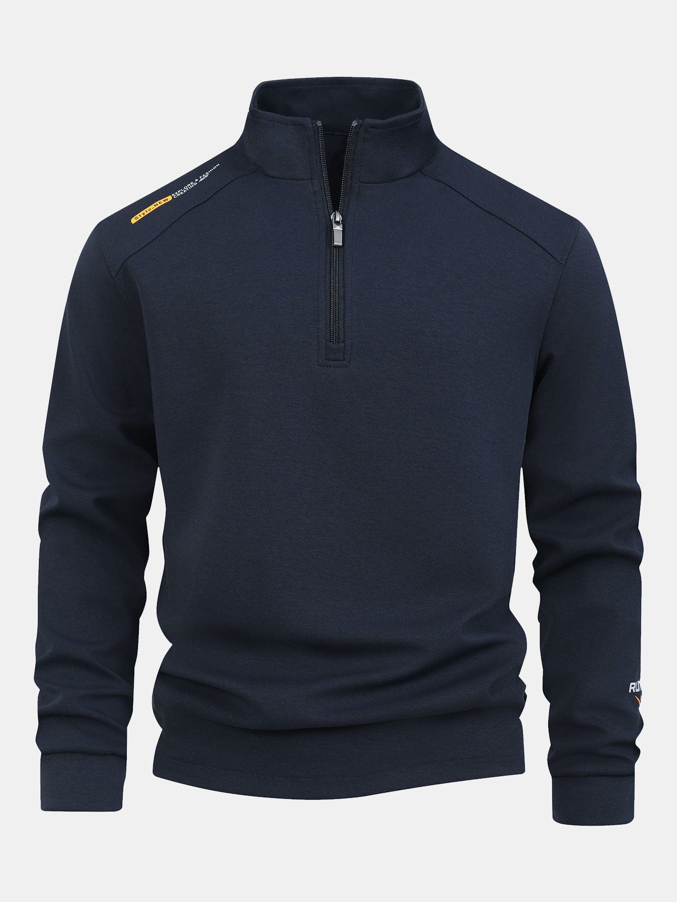 Velira Sweatshirts tamsiai mėlyna / XS Ketvirčio užtrauktuko džemperis