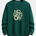 Velira Sweatshirts tamsiai žalia / XS Be poilsio dienų spausdinta laisva fit džemperis