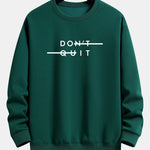 Velira Sweatshirts tamsiai žalia / XS Nepasiduok! Atsipalaidavęs prigludęs džemperis