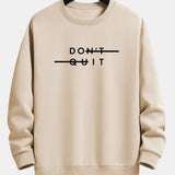 Velira Sweatshirts tan / XS Nepasiduok! Atsipalaidavęs prigludęs džemperis