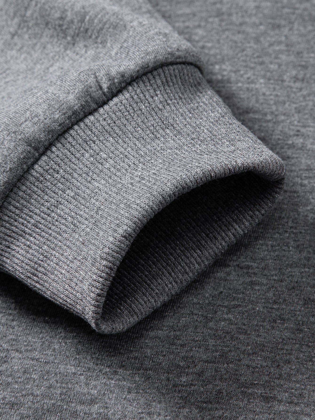 Velira Sweatshirts Vyrų Print Teddy Fleece Pamušalu Kaklo Megztinis