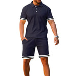Velira Tamsiai mėlyna / S Elegantiškas Polo Komplektas