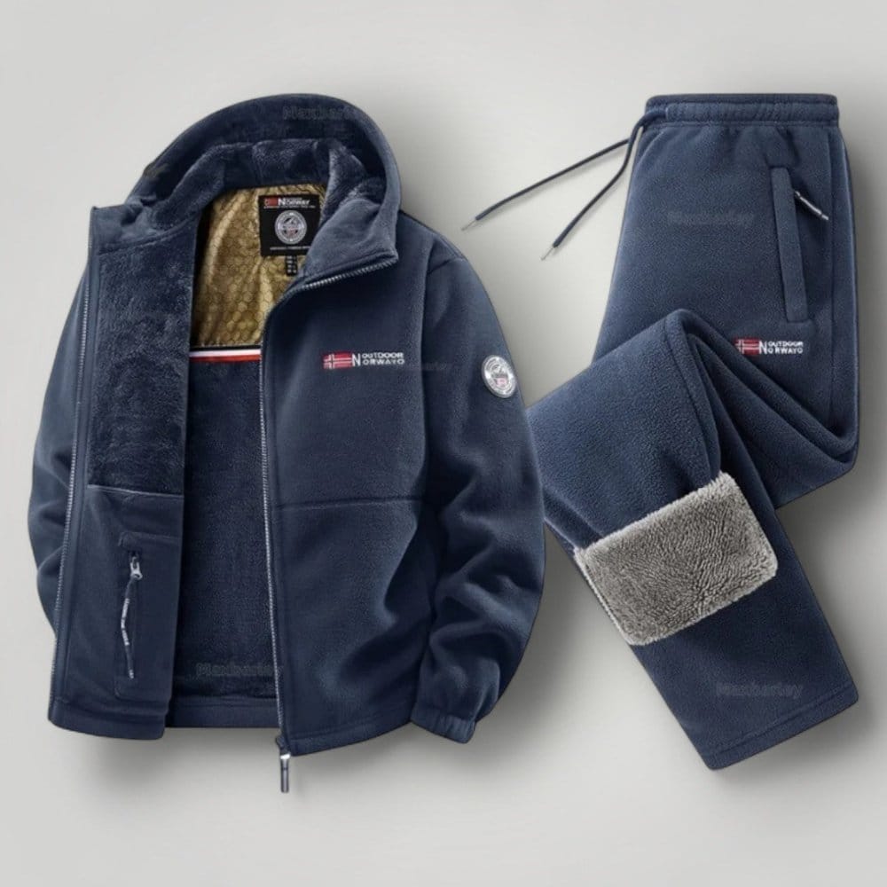 Velira Tamsiai Mėlyna / XS Elegantiškas Fleece Rinkinys
