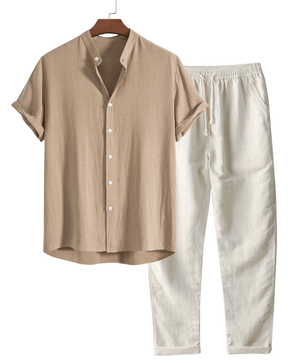 Velira Two Pieces Outfits Bežinė / S Sidnėjaus lino komplektas