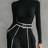 Velira Vera™ | Elegantiškas komplektas su kontrastingais akcentais