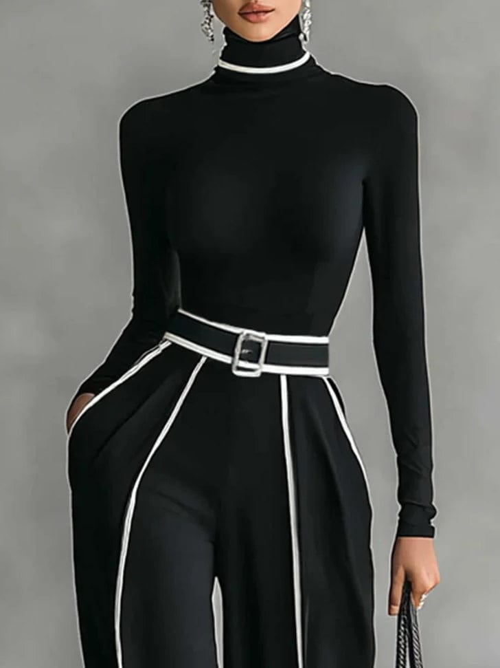Velira Vera™ | Elegantiškas komplektas su kontrastingais akcentais